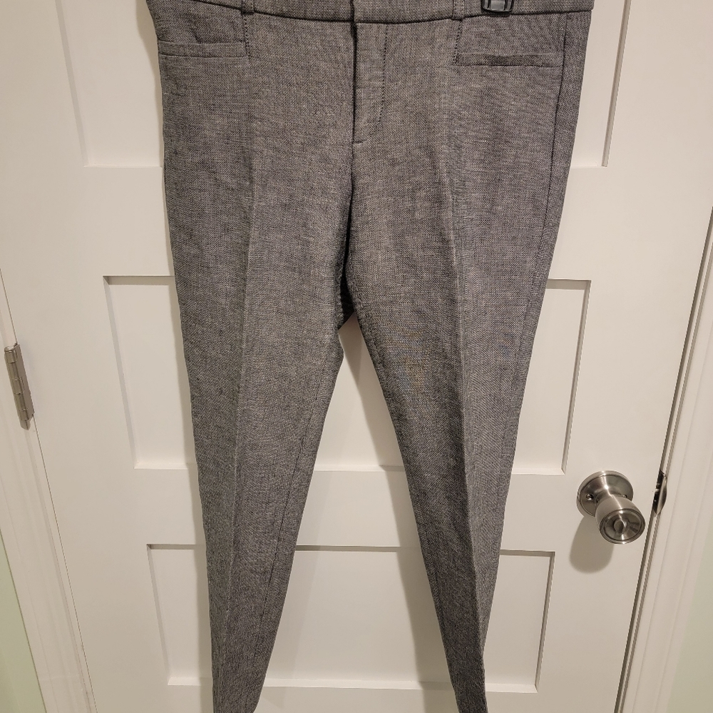 Banana Republic PETITE SLOAN SKINNY-FIT TEXTURED PANT SIZE 4.